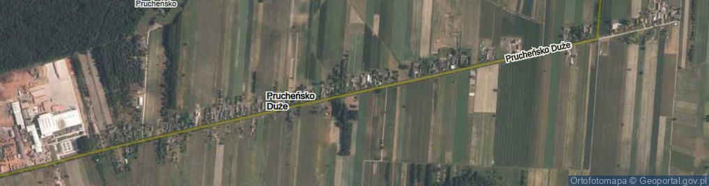 Zdjęcie satelitarne Prucheńsko Duże ul.